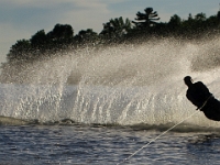 30799RoCrLeSh - At the cottage - Nick doing slalom on a lovely evening.JPG
